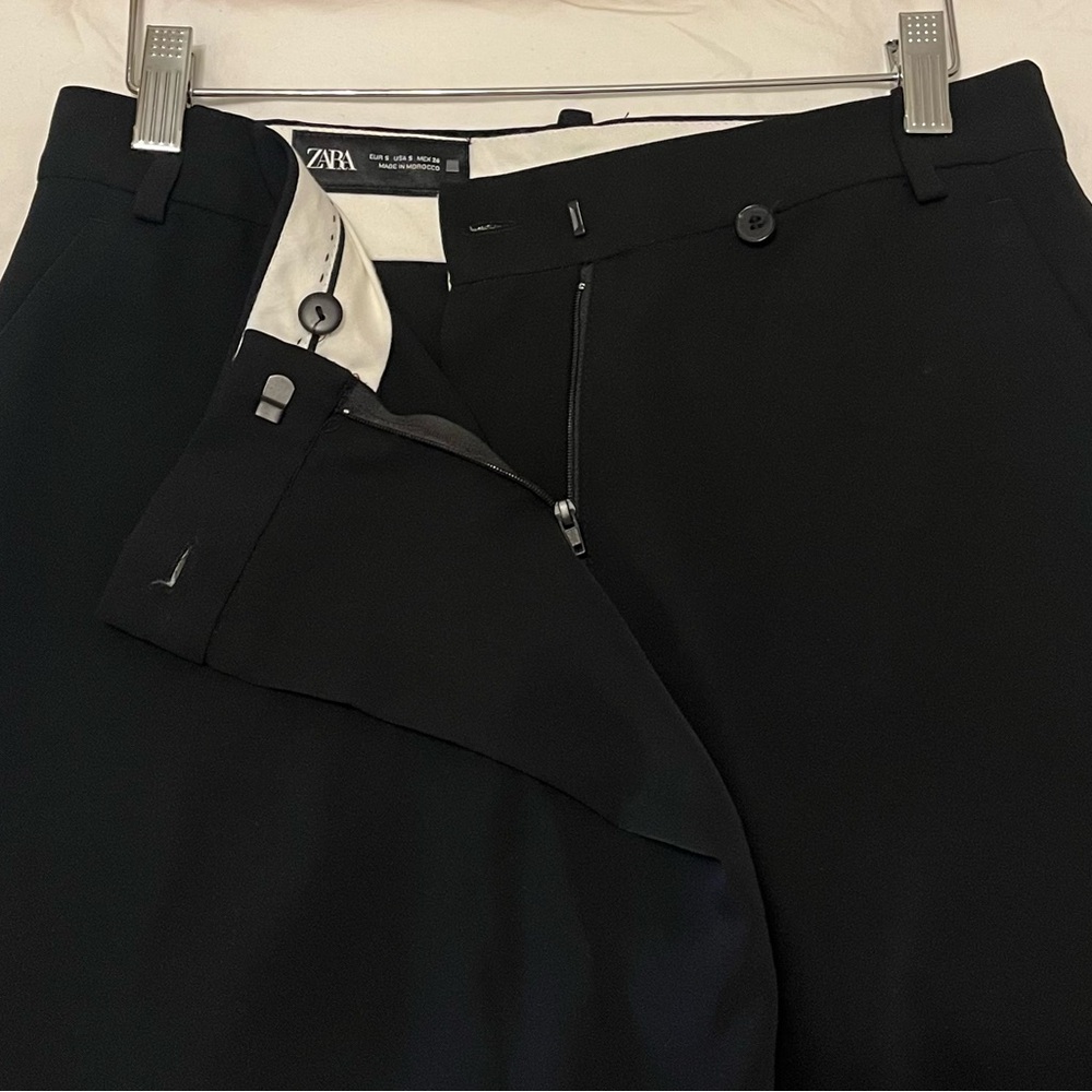 Zara Black Long Dress Shorts - Small - Picture 3 of 5